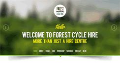 Desktop Screenshot of forestcyclehire.co.uk