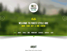 Tablet Screenshot of forestcyclehire.co.uk